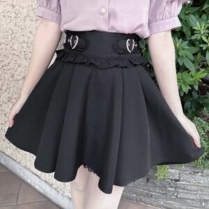 ROJITA - Side Heart Buckle Skirt